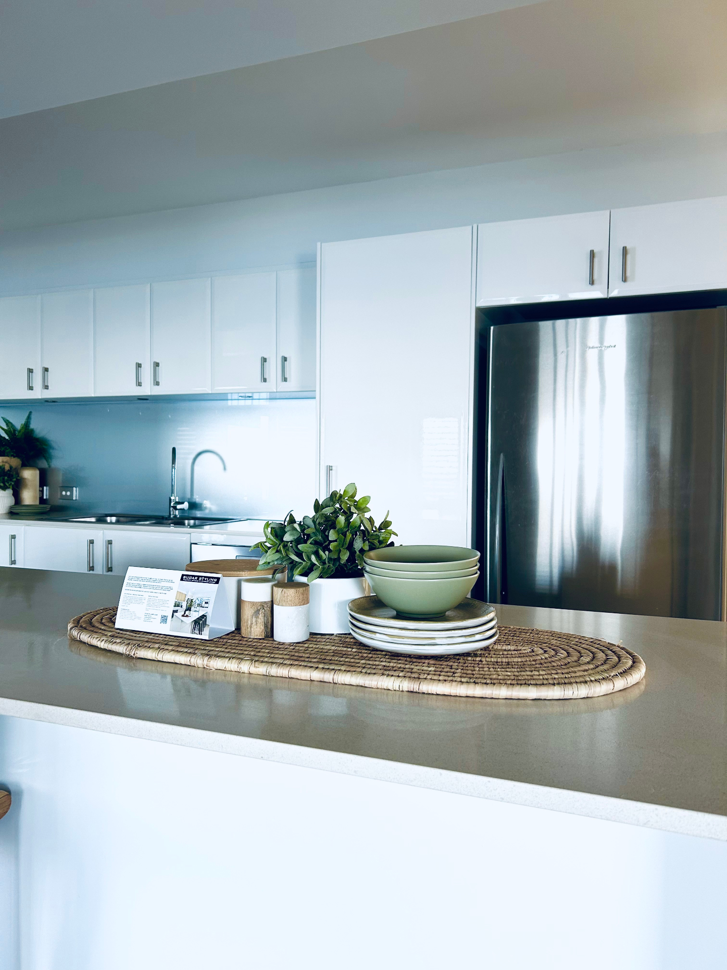 Vacant styling — kitchen sink detail